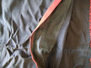 Black And Red Saree (Women's)