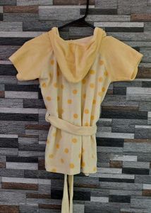 Cute Yellow Bath Robe