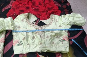 Embroidered Lehenga Skirt with Dupatta