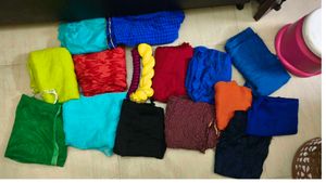 Assorted Colorful Dupattas - Set of 10+