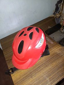 Kids Red Bike Helmet
