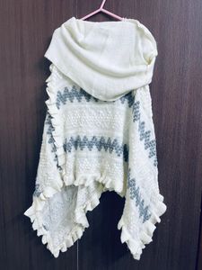 beautiful woolen poncho for sale