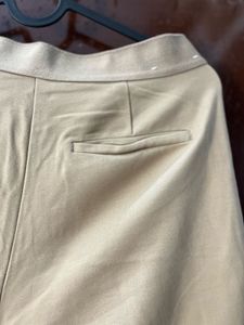 Stylish Beige Cropped Pants