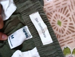 Comfortable Olive Green Drawstring Pants