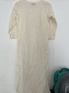 Elegant Off-White Cotton Kurta
