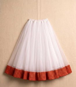 Stunning Red &amp; White Lehenga Choli Set