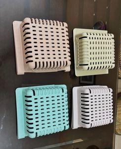 Multipurpose 4pcs plastic sliding fridge storage b