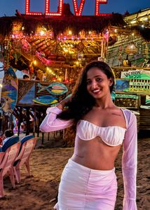Light pink ruched co-ord set