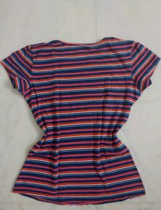 Striped Short Sleeve T-Shirt