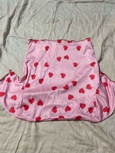 Pink Heart Print Tee