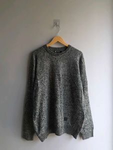 Men's Grey Knit Sweater
