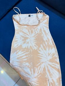 Tie-Dye Bodycon Mini Dress