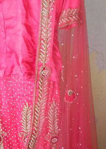 Beautiful Red Embellished Lehenga Choli