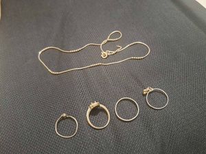 rings 925 and silver chain