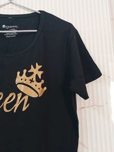 New Black Tshirt QUEEN