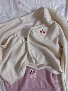 Cute Ruched Dress Set