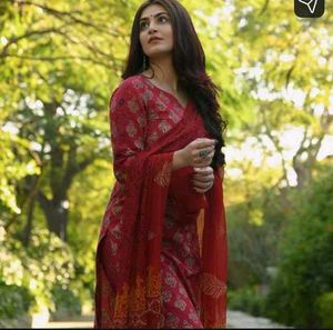 Kurt pant and dupatta set