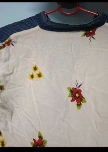 Floral Print Tunic Top