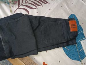 Dark Wash Cargo Pants