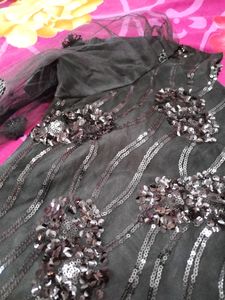 Imported Net Enthic Gown