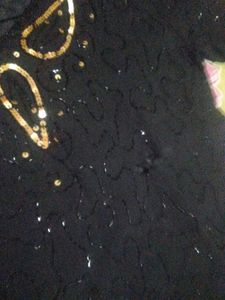 Embellished Black Blouse