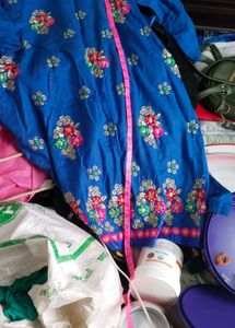 Embellished Blue Kurta