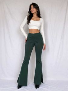 ZARA flared bell bottom with Side Slits