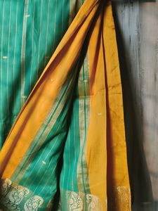 Silk Saree Double Colour