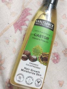 Soulflower Castor Oil for Hair Growth