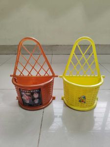 Pack Of Two Plastic Cutlery Pen Stand