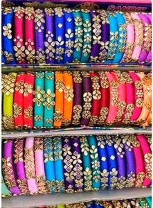 Return Gifts Combo Thread Bangles 12