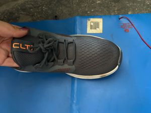 Men's Black &amp; Orange Sports Shoes