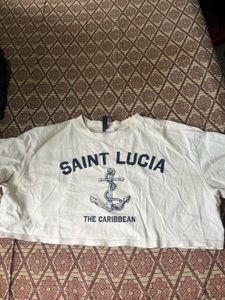 Saint Lucia Cropped T-Shirt