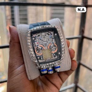 Jacob &amp; Co Inspired Skeleton Watch💎 Diamond Studd