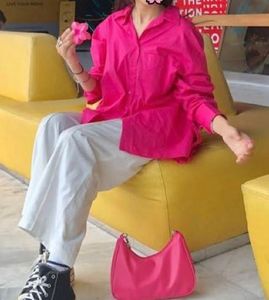Stylish Pink Button-Down Shirt