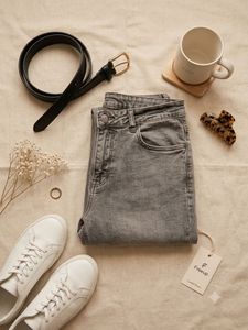 Stylish Grey Denim Jeans