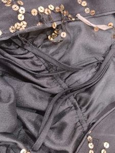 Black Sequence Party Dress
