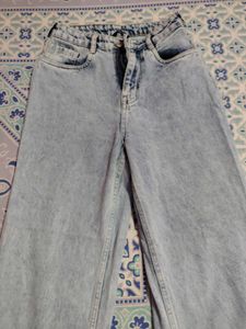 Light Wash Wide Leg Jeans