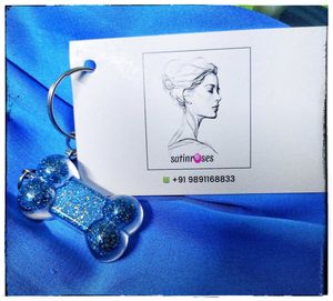 Sparkling Paw Print Keychain