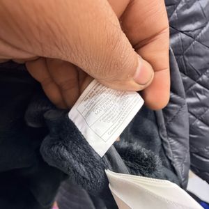 Ralph Lauren Quilted Jacket with Fur Collar