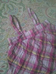 Cute Plaid Baby Girl Top