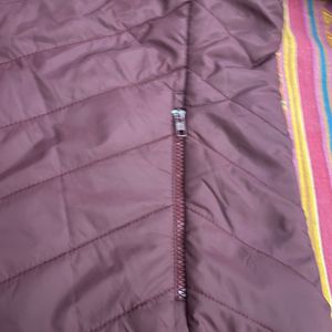 Women's Quilted Maroon Jacket