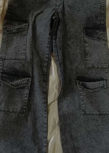 Gray Denim Jeans