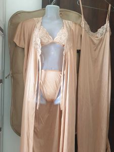 Vintage Lingerie Set - Robe &amp; Slip