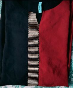 Janasya Two Tone Kurti