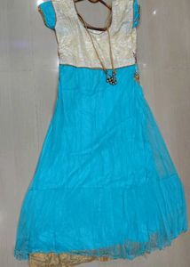 Stunning sky Blue Ethnic Gown