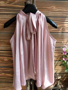 Elegant Pink Sleeveless Top