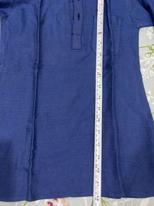 4/5 years boy's Blue Kurta with Pants Set