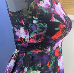 Floral Print Fit &amp; Flare Dress