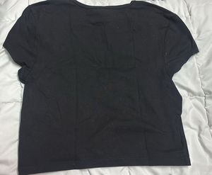 H&amp;M basic black baby tee